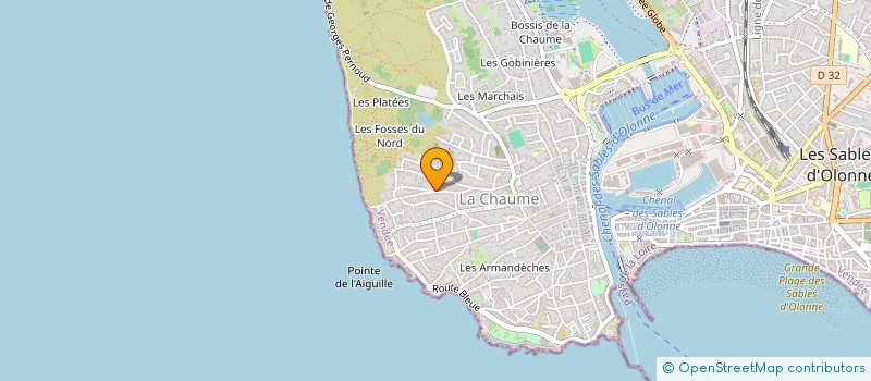 localisation de l'entreprise MONSIEUR HUBERT RENOUARD à LES SABLES D'OLONNE