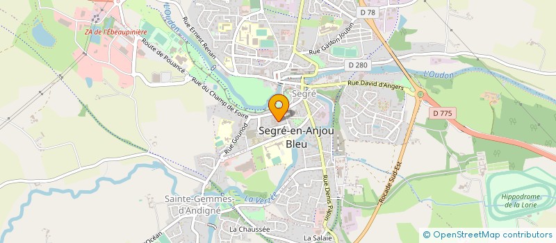 localisation de l'entreprise MONSIEUR HUBERT RETIF à SEGRE-EN-ANJOU BLEU