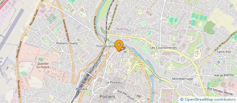 localisation de l'entreprise MONSIEUR HUBERT REY à POITIERS