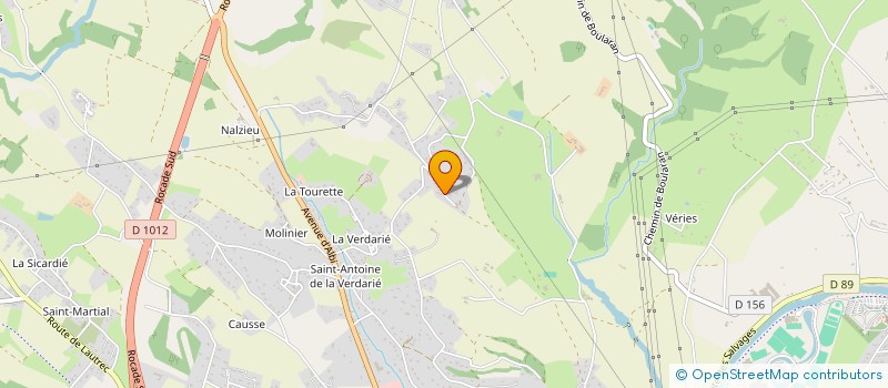 localisation de l'entreprise MONSIEUR HUBERT RICARD  CASTRES