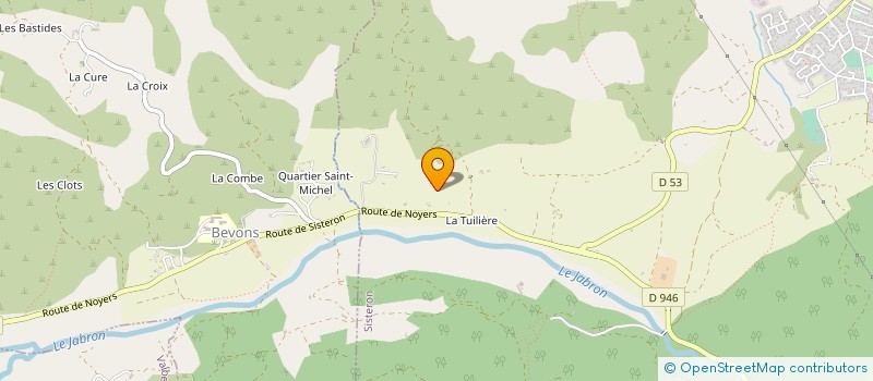 localisation de l'entreprise MONSIEUR HUBERT RICHAUD  SISTERON