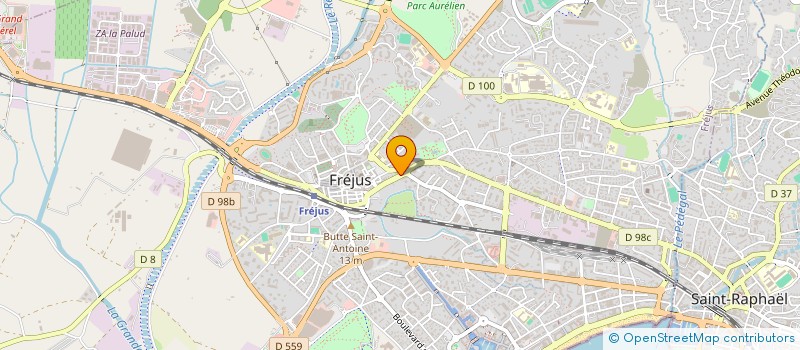 localisation de l'entreprise MONSIEUR HUBERT RICO à FREJUS