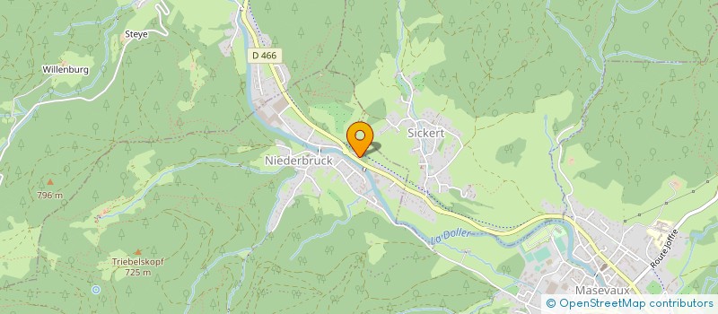 localisation de l'entreprise MONSIEUR HUBERT RINGENBACH  MASEVAUX-NIEDERBRUCK