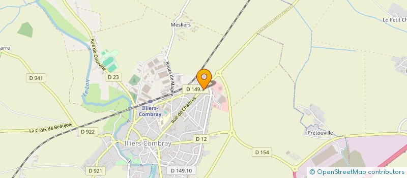 localisation de l'entreprise MONSIEUR HUBERT RINGUEDE à ILLIERS-COMBRAY