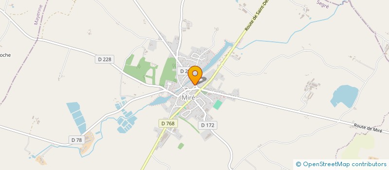 localisation de l'entreprise MONSIEUR HUBERT ROBIN  SCEAUX D'ANJOU