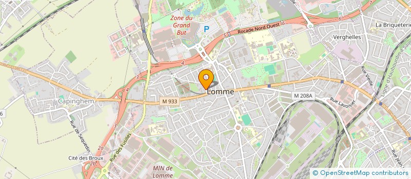 localisation de l'entreprise MONSIEUR HUBERT ROQUETTE à LILLE