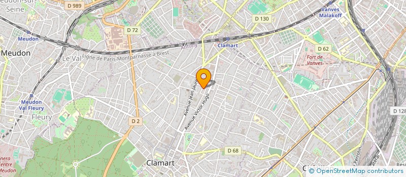 localisation de l'entreprise MONSIEUR HUBERT ROSE à CLAMART