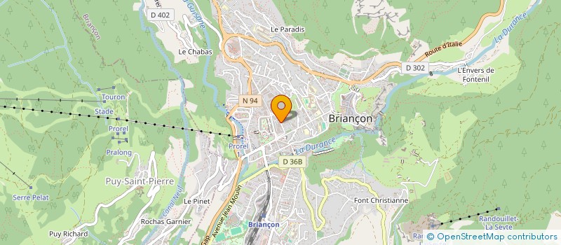 localisation de l'entreprise MONSIEUR HUBERT ROUFFIANDIS  BRIANCON