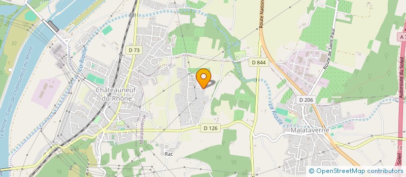 localisation de l'entreprise MONSIEUR HUBERT ROUSSARD  MALATAVERNE