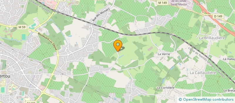 localisation de l'entreprise MONSIEUR HUBERT ROUSSEAU  VERTOU