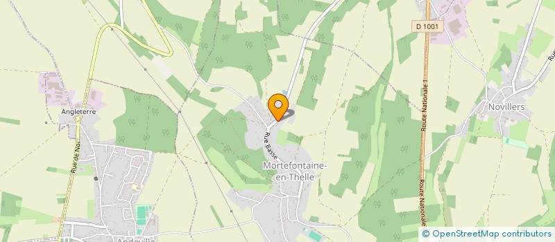 localisation de l'entreprise MONSIEUR HUBERT ROYER  MORTEFONTAINE-EN-THELLE