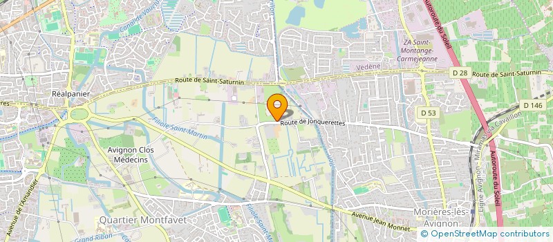 localisation de l'entreprise MONSIEUR HUBERT RUIZ  AVIGNON