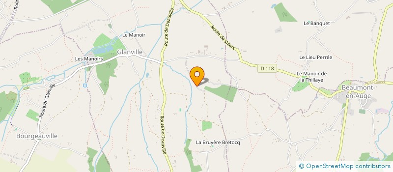 localisation de l'entreprise MONSIEUR HUBERT SALTIEL à GLANVILLE