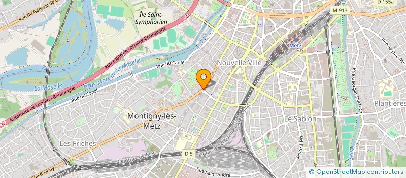 localisation de l'entreprise MONSIEUR HUBERT SCHEFFER à MONTIGNY-LES-METZ