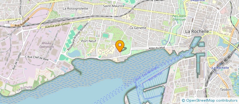 localisation de l'entreprise MONSIEUR HUBERT SENCE  LA ROCHELLE