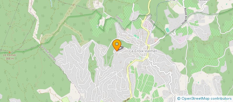 localisation de l'entreprise MONSIEUR HUBERT SENECHAL à LA CROIX-VALMER