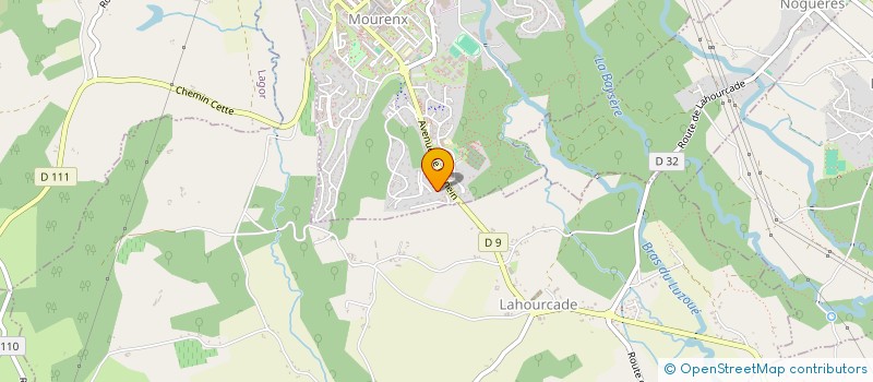 localisation de l'entreprise MONSIEUR HUBERT SEVESTRE à MOURENX