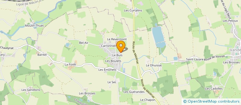 localisation de l'entreprise MONSIEUR HUBERT SIBELLE à CHAVEYRIAT