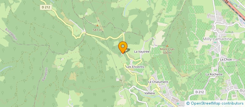 localisation de l'entreprise MONSIEUR HUBERT SIGNORET  LA ROCHE-VINEUSE