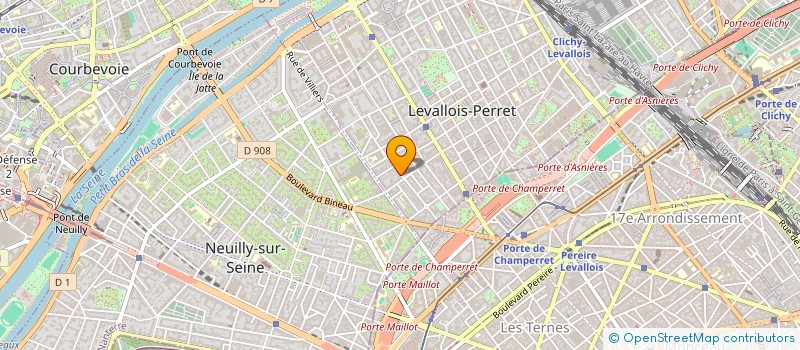 localisation de l'entreprise MONSIEUR HUBERT SIX à LEVALLOIS-PERRET