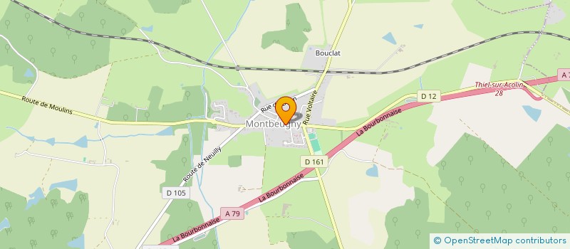 localisation de l'entreprise MONSIEUR HUBERT SONNIER  NEUILLY-LE-REAL