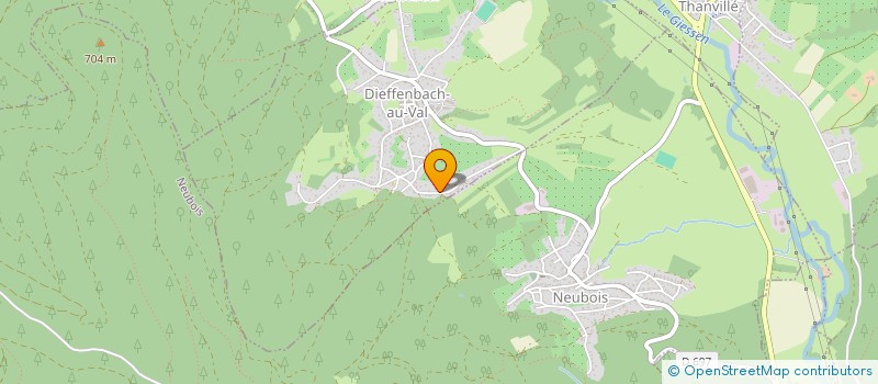 localisation de l'entreprise MONSIEUR HUBERT SPAHN  DIEFFENBACH-AU-VAL