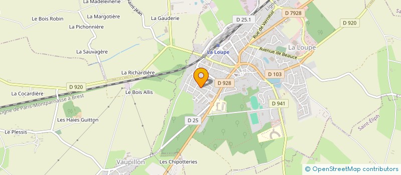 localisation de l'entreprise MONSIEUR HUBERT STINVIL à LA LOUPE
