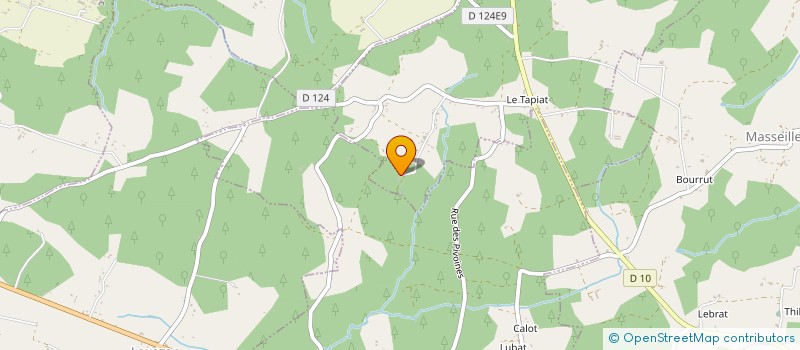 localisation de l'entreprise MONSIEUR HUBERT SULLETIS  CAUVIGNAC