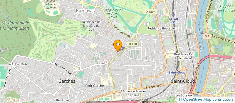 localisation de l'entreprise MONSIEUR HUBERT TAIEB à GARCHES