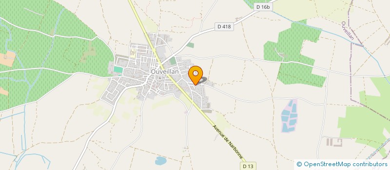 localisation de l'entreprise MONSIEUR HUBERT TAILLADES  OUVEILLAN