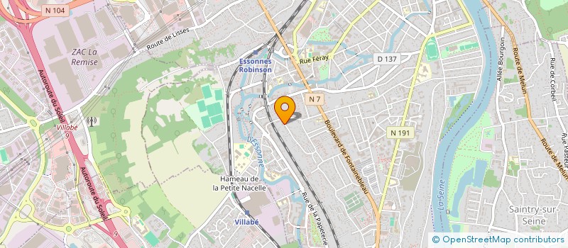 localisation de l'entreprise MONSIEUR HUBERT TANGAMANY à CORBEIL-ESSONNES