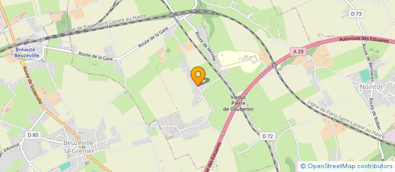 localisation de l'entreprise MONSIEUR HUBERT THERY  BRISSAC