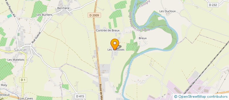 localisation de l'entreprise MONSIEUR HUBERT THOMAS à ST POURCAIN SUR SIOULE