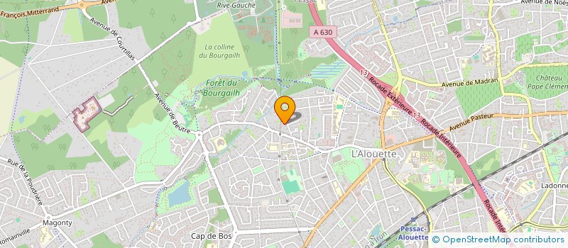 localisation de l'entreprise MONSIEUR HUBERT THUILLIER  PESSAC