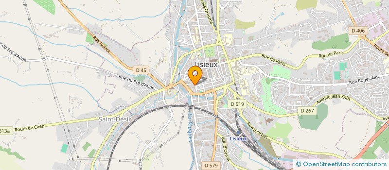 localisation de l'entreprise MONSIEUR HUBERT TOSTINI à LISIEUX