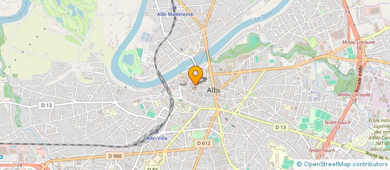 localisation de l'entreprise MONSIEUR HUBERT TREBOSC à ALBI