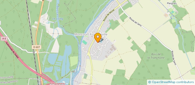 localisation de l'entreprise MONSIEUR HUBERT TREVISAN  MONTCOURT-FROMONVILLE