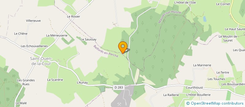 localisation de l'entreprise MONSIEUR HUBERT VAN CAPPEL DE PREMONT à MAUVES-SUR-HUISNE