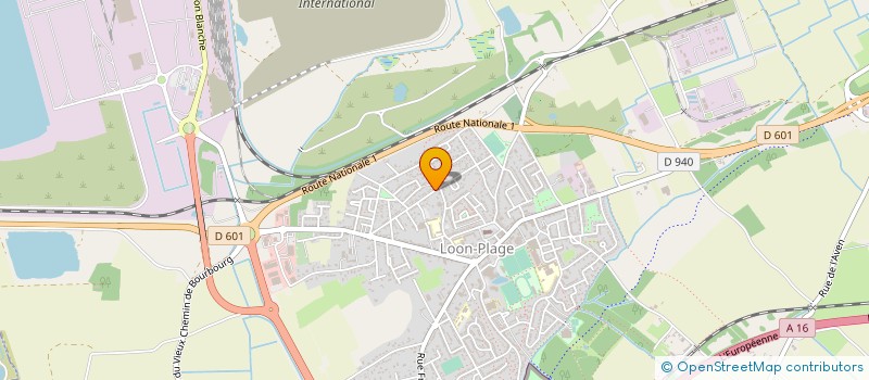 localisation de l'entreprise MONSIEUR HUBERT VANBREMEERSCH  LOON-PLAGE