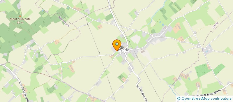 localisation de l'entreprise MONSIEUR HUBERT VANLAUWE  LYNDE