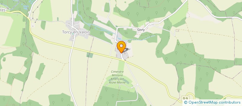 localisation de l'entreprise MONSIEUR HUBERT VERET  BELLEAU