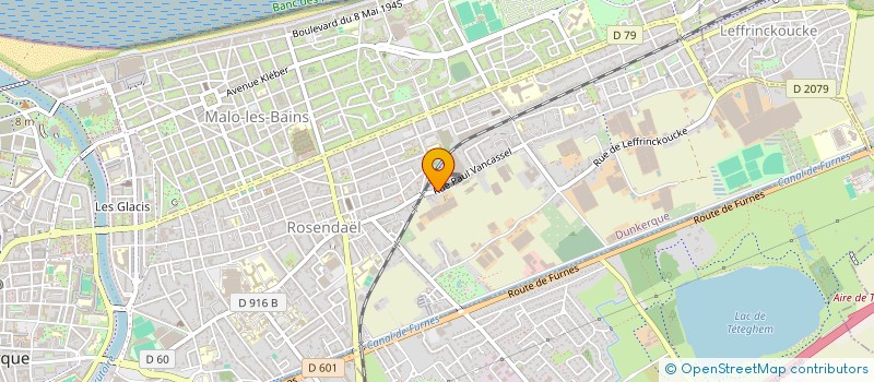 localisation de l'entreprise MONSIEUR HUBERT VERVOORT à DUNKERQUE