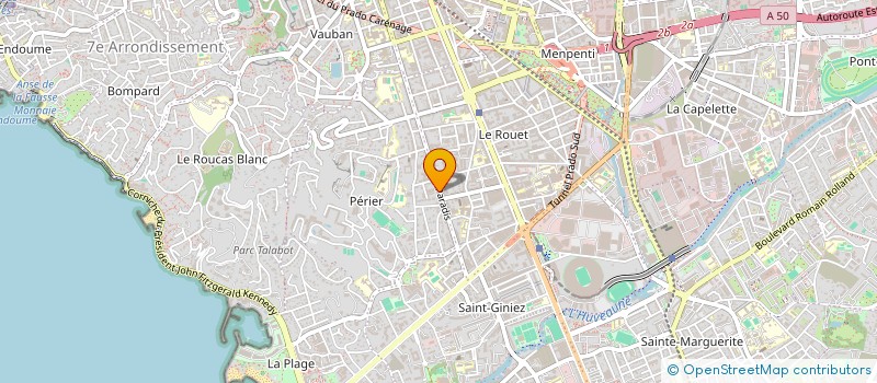 localisation de l'entreprise MONSIEUR HUBERT VIAL à MARSEILLE
