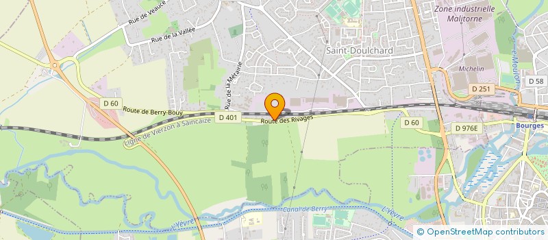 localisation de l'entreprise MONSIEUR HUBERT VINCON  SAINT-DOULCHARD