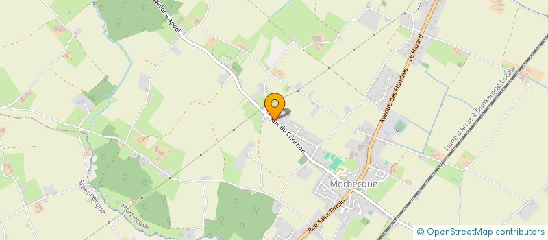 localisation de l'entreprise MONSIEUR HUBERT VOLT  MORBECQUE