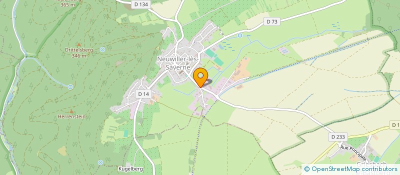 localisation de l'entreprise MONSIEUR HUBERT WEINGAESSEL  NEUWILLER-LES-SAVERNE