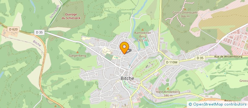 localisation de l'entreprise MONSIEUR HUBERT WEY  BITCHE