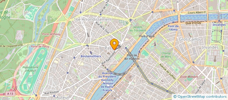 localisation de l'entreprise MONSIEUR HUBERT ZARKA  PARIS