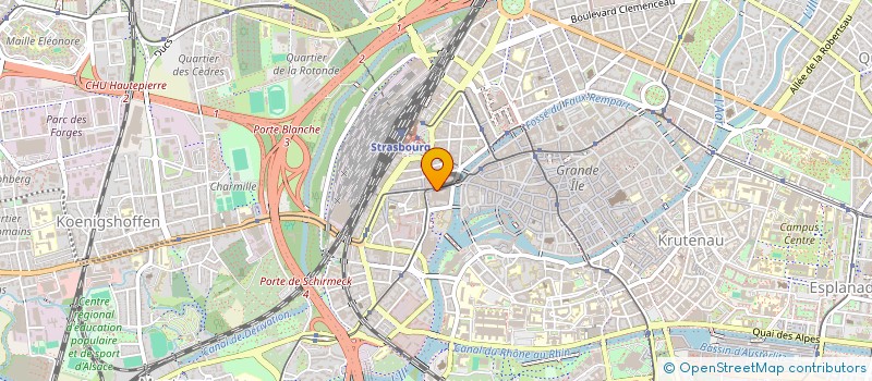 localisation de l'entreprise MONSIEUR HUBERT ZEIGER à STRASBOURG