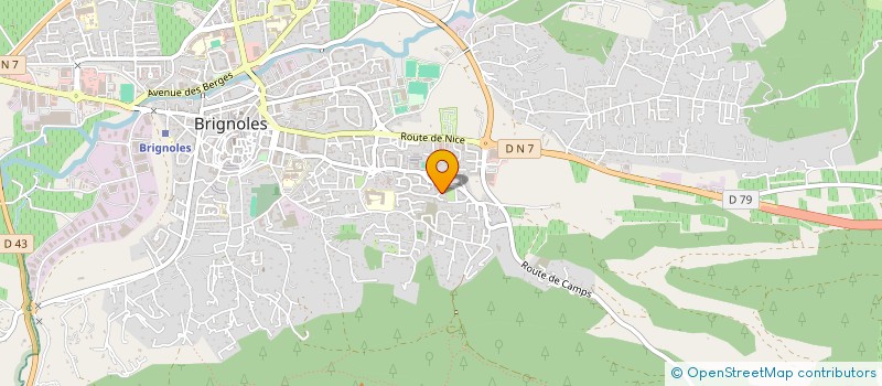 localisation de l'entreprise MONSIEUR HUBERT ZIMMERMANN  BRIGNOLES